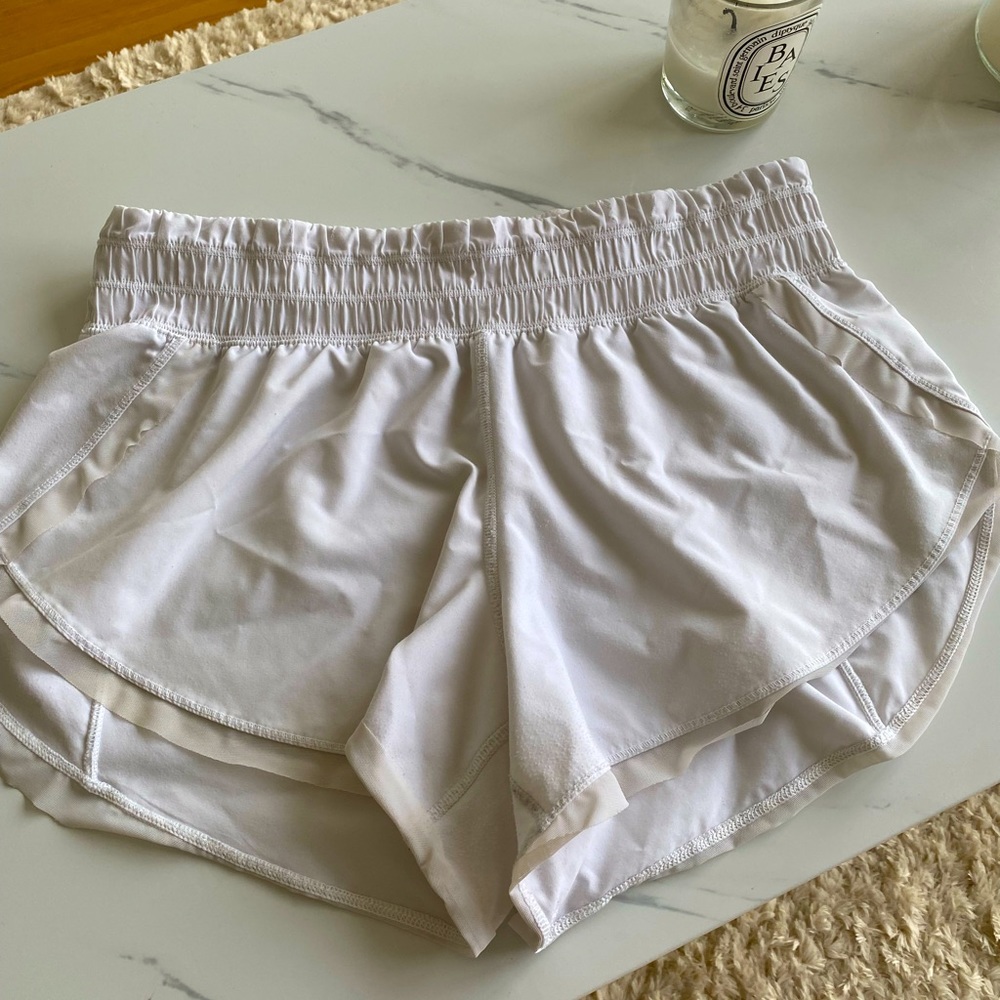 Lululemon shorts size 6 white